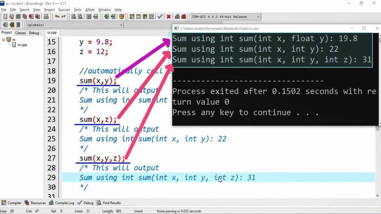 Function overloading - cpp tutorial